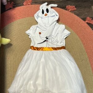 Disney Halloween Ghost Costume White and Orange